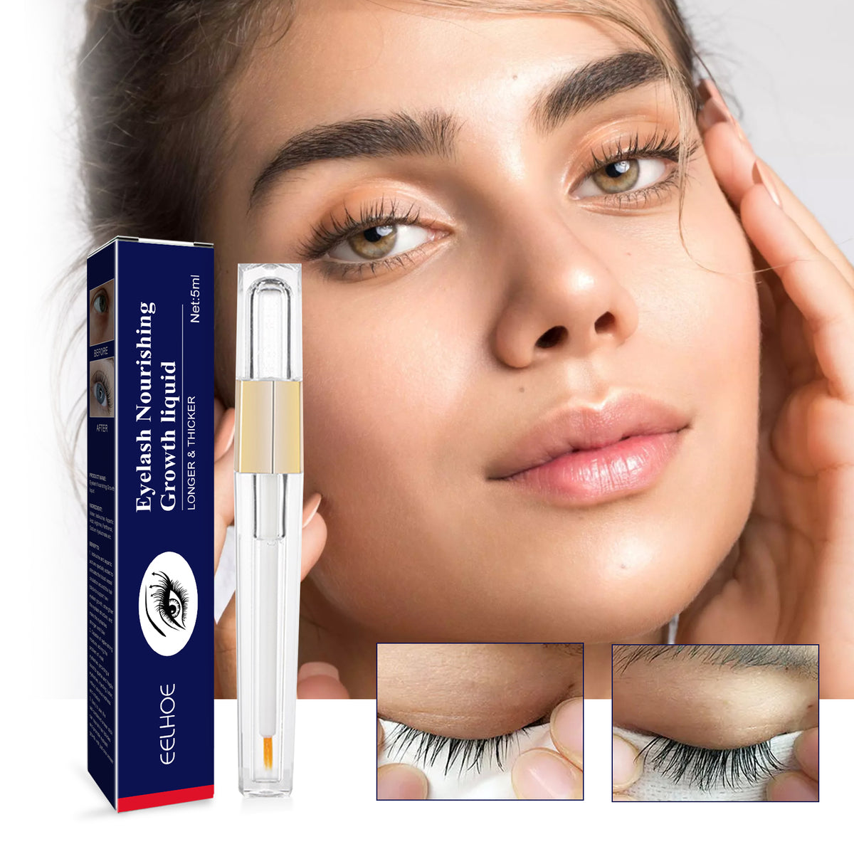 Mascara, Natural Moisturizing Black Volumizing Mascara