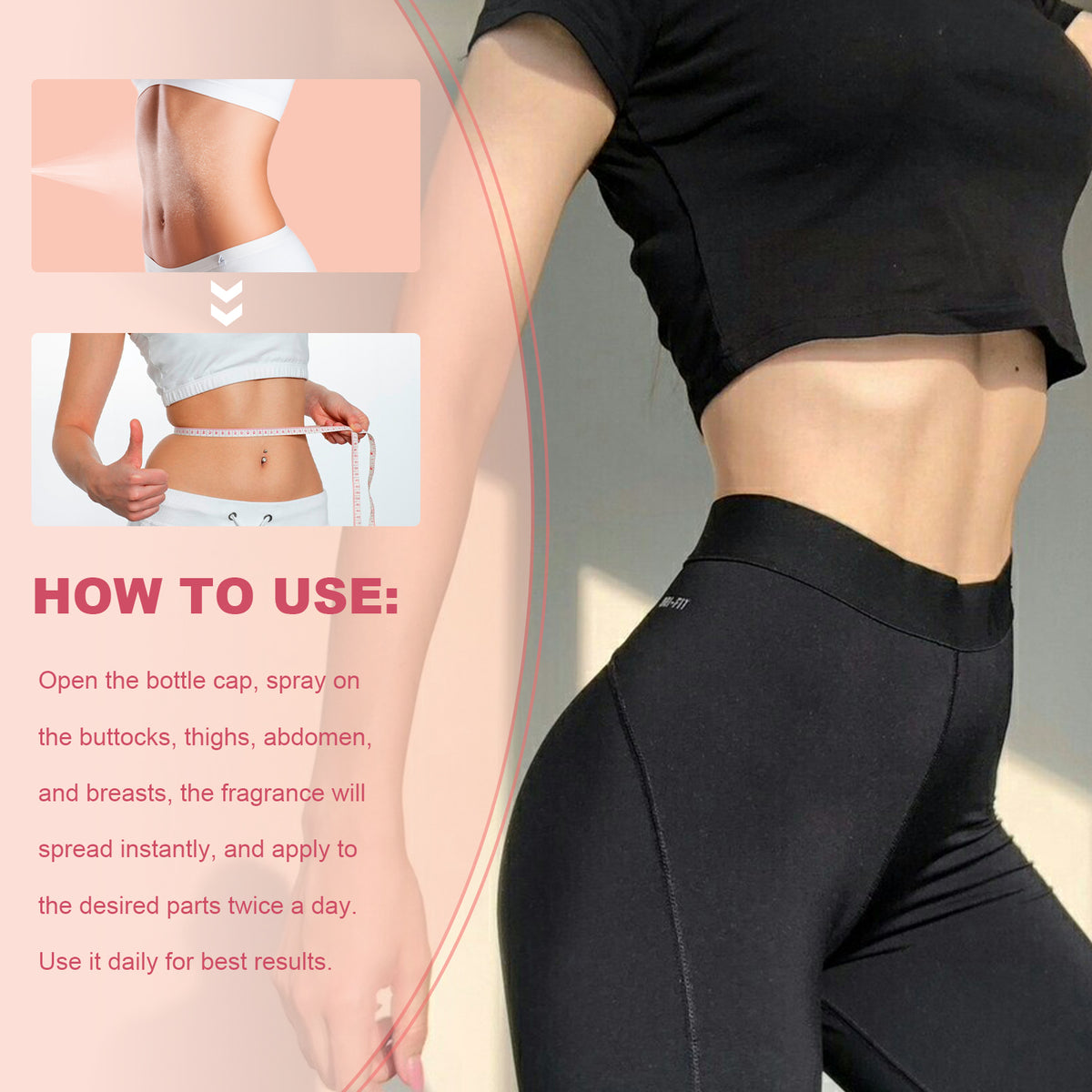 Body Firming Perfume Oil Spray, Slimming Body Toning Firming Parfum Spray