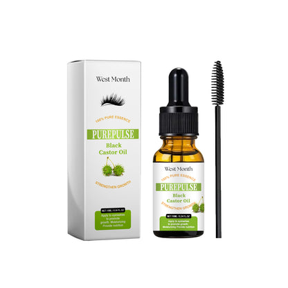 Black Castor Oil, Natural Curl Black Beauty Mild No Trace No Smudge Mascara