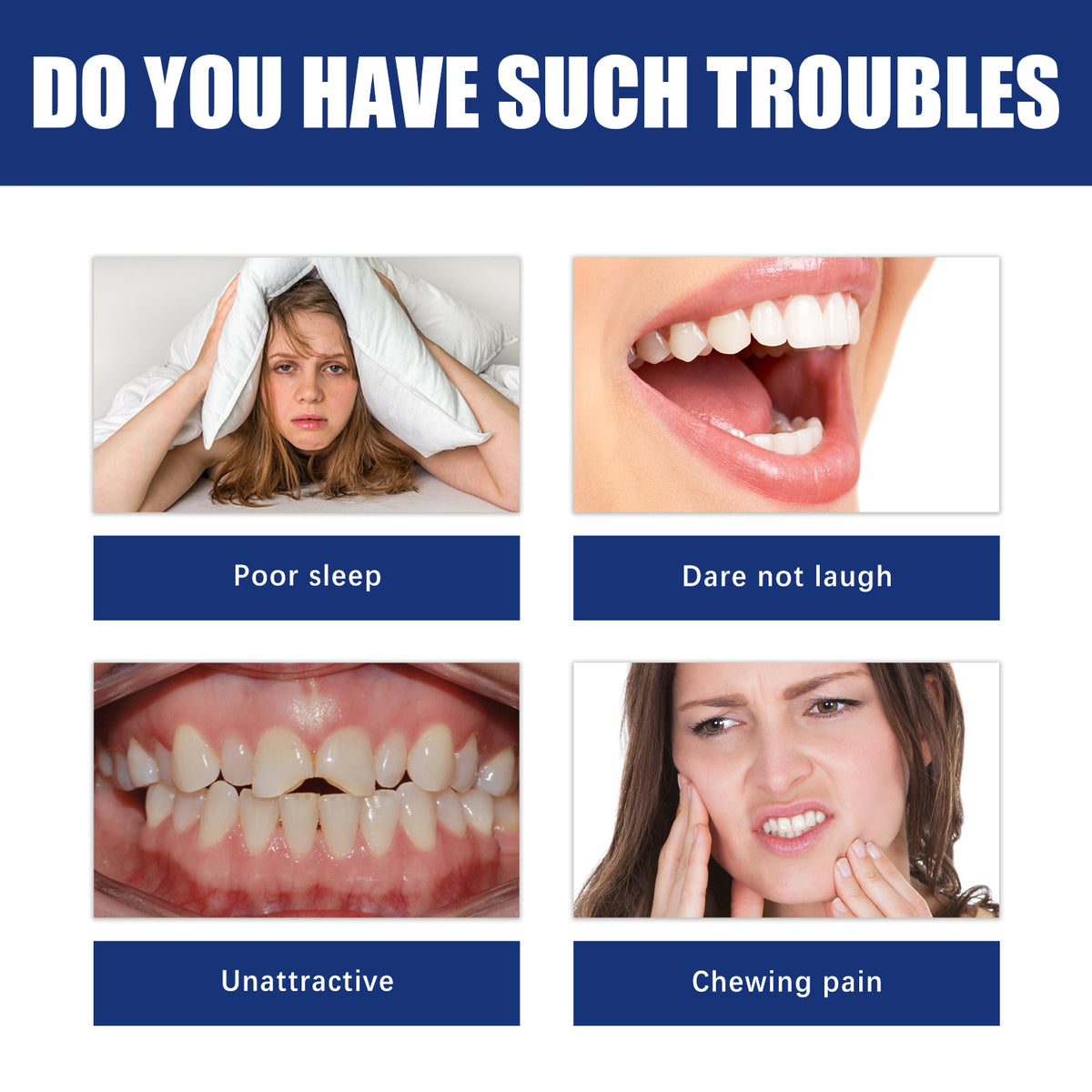 Jaw Alignment Brace, Repair Jaw After Retraction Teeth Uneven Deformity Buck Teeth Oral Care Support