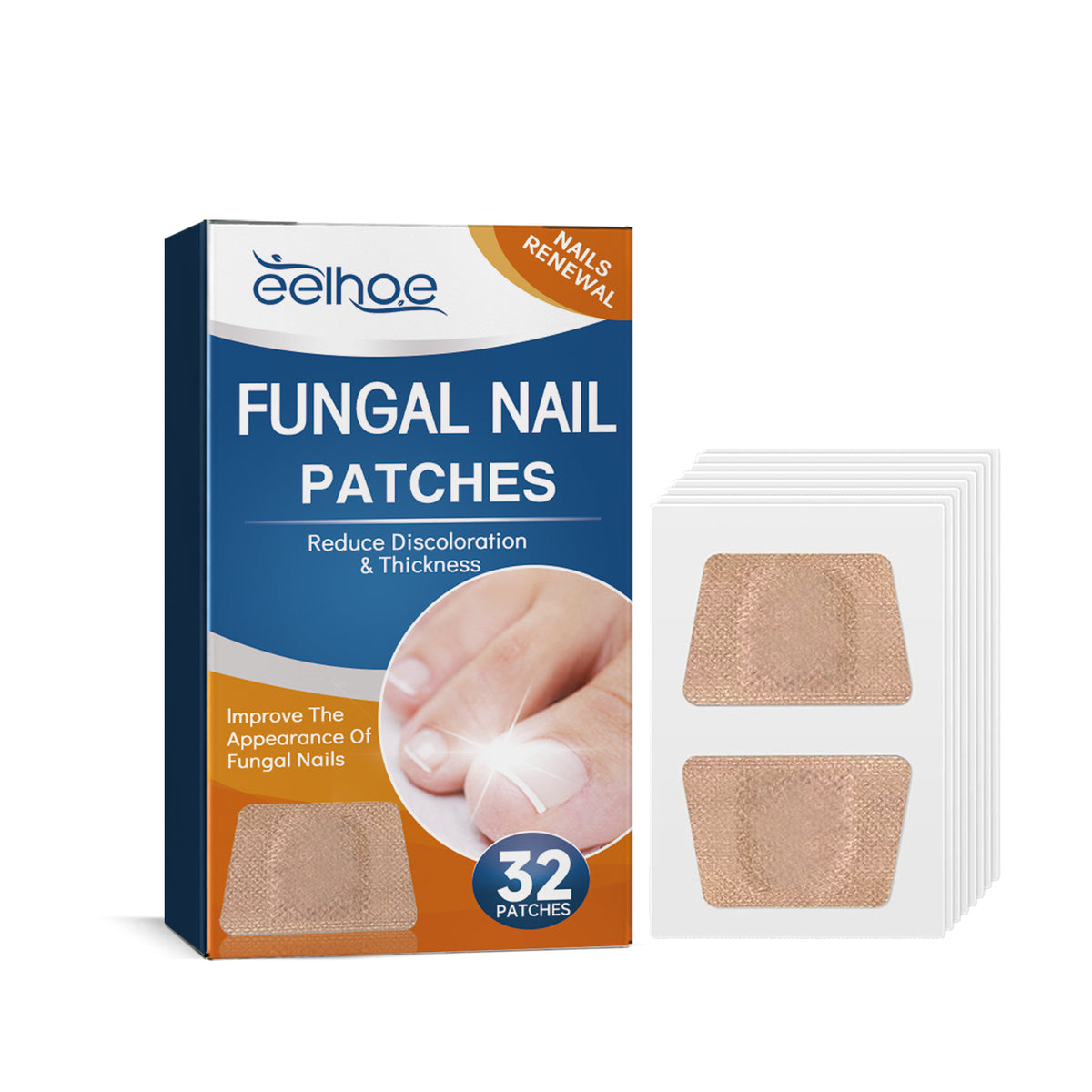 Fungal Nail Patches, Toenail Care Soft Nail, Inlay Nail And Thickening Nail Repair Patch