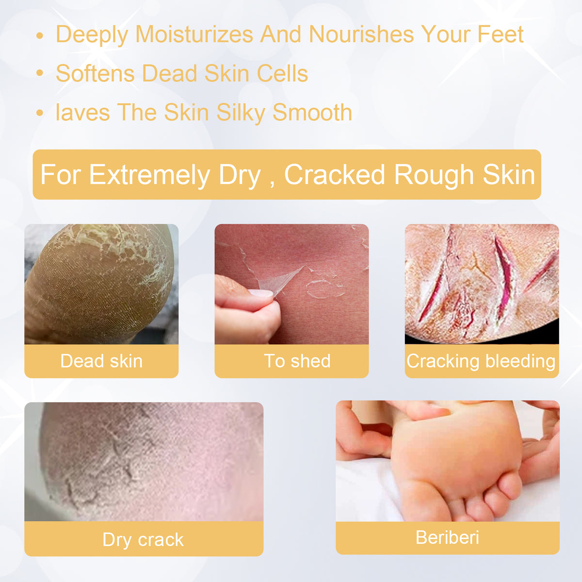 Foot Exfoliating Spray, Repair Brightening Remove Dead Skin Calluses Foot Whitening Care Spray