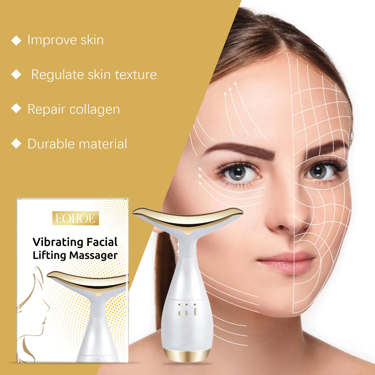 Face Firming Machine Face Lift Massage Gentle Comfort Repair Small Portable Massager