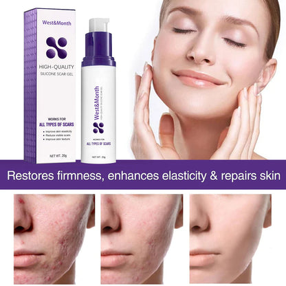 High-quality Silicone Scar Gel, Lighten Acne Mark Scar Repair Skin Smoothing Care Cream