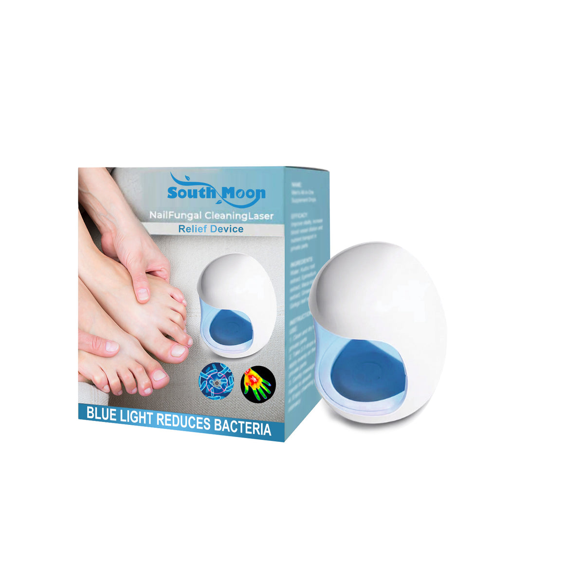 Nail Fungal Cleaning Laser Relief Device, Gray Nail Bad Nail Thickening Soft Nail Bright Nail Care Instrument