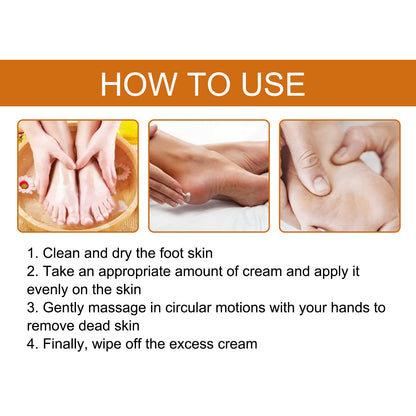 Horse Oil Foot Care Cream, Repair Heel Peeling Anti-Cracking Moisturizing Foot Care Cream