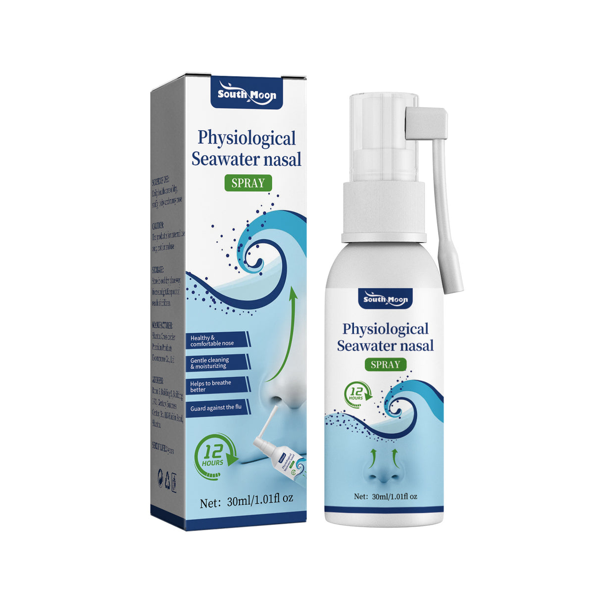 Physiological Seawater Nasal Spray, Nasal Gentle Cleansing Nasal Nasal Itchy Spray