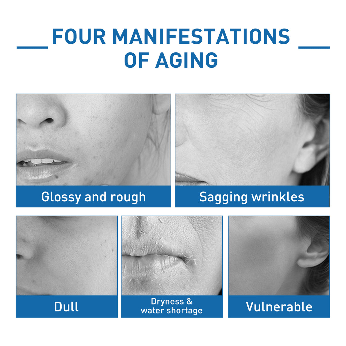 Hyaluronic Acid Anti-Wrinkle Essence, Reduces Lines Moisturizes Rejuvenates And Firms Skin Essence