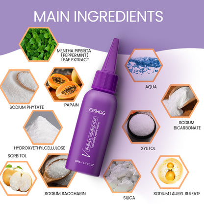Purple Corrector, To Tartar Very Well Teeth Yellow Teeth Whitening Beauty Clean Mouth Smell Bad Breath Teeth Cleaning Fluid