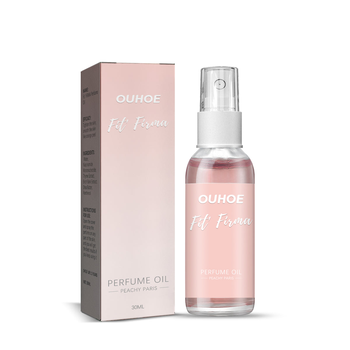 Body Firming Perfume Oil Spray, Slimming Body Toning Firming Parfum Spray