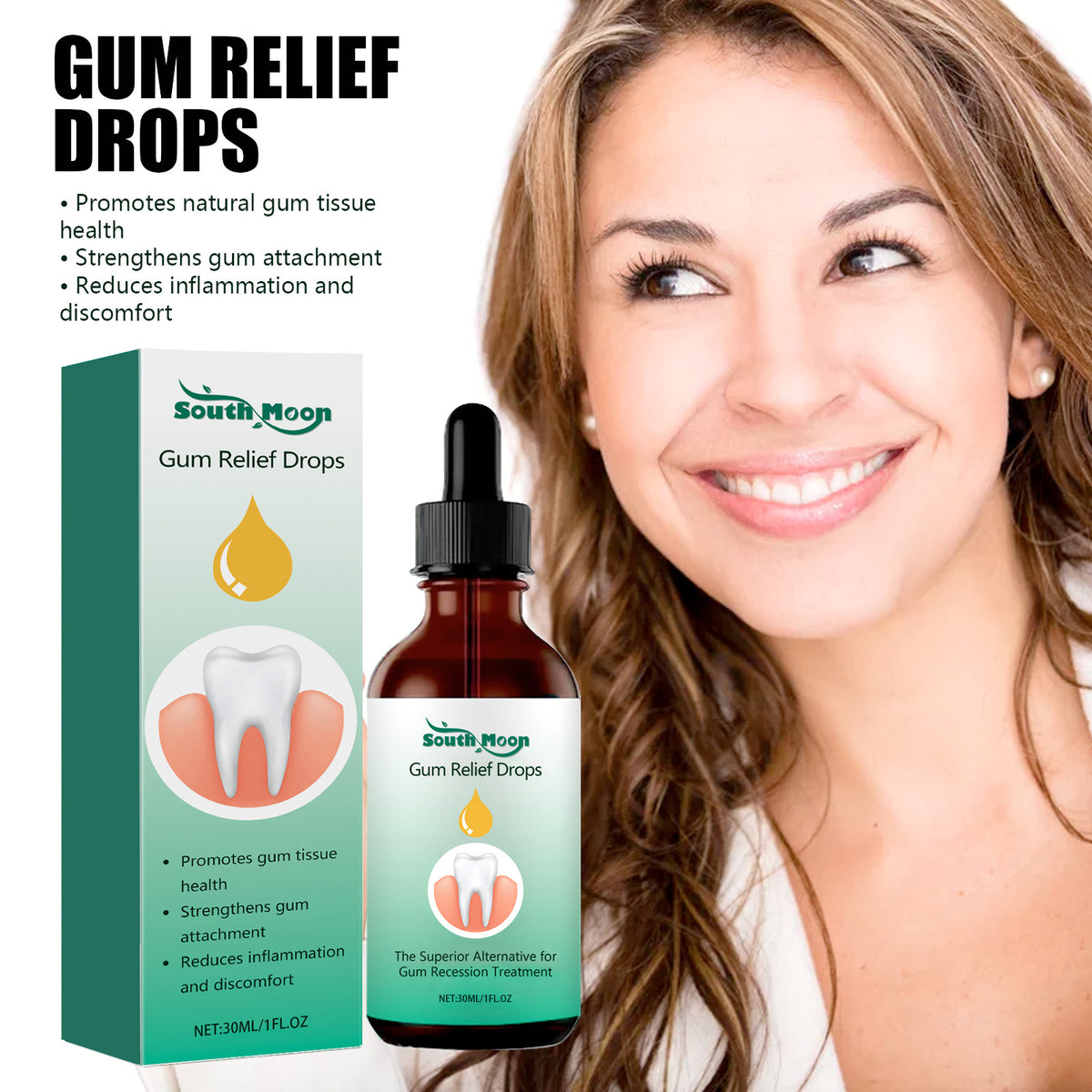 Gum Care Drops Care For Gums Relieve Bubbling Oral Cleansing Drops