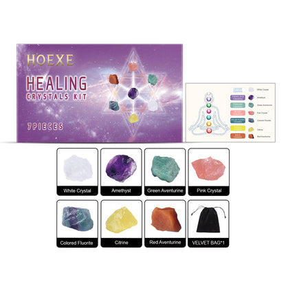Crystal set, Crystal Mausoleum fluorite kit Bedroom home living room interior decoration crystal decoration