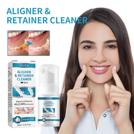 Denture Cleaner, Oral Cleaning Care Fresh Breath White Dentures Cleaner