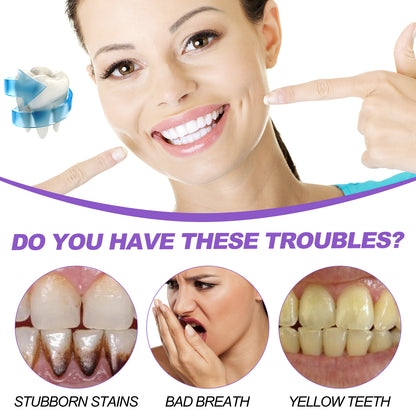 V34 Purple Toothpaste, Repair Teeth Mouth Clean Breath Fresh White Toothpaste