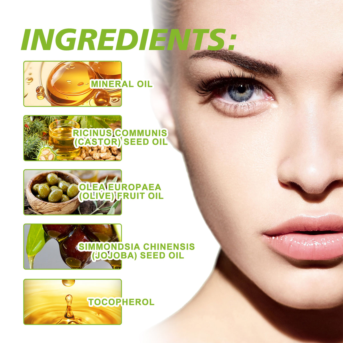 Black Castor Oil, Natural Curl Black Beauty Mild No Trace No Smudge Mascara