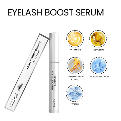Lash Boost Serum, Eyebrows And Eyelashes Black Thick Curly Natural Beautiful Slender Long Gentle Not Easy To Smudges