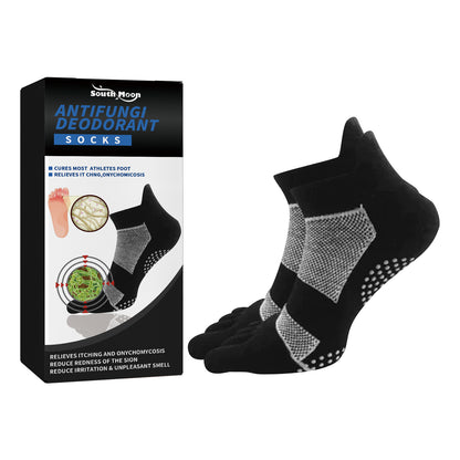 Antifungal Deodorant Socks, Comfortable Breathable Non-slip Anti-foot Sweat Deodorant Foot Care Thermal Socks