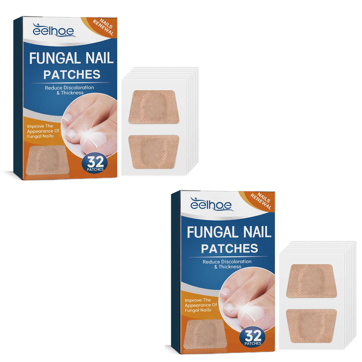 Fungal Nail Patches, Toenail Care Soft Nail, Inlay Nail And Thickening Nail Repair Patch
