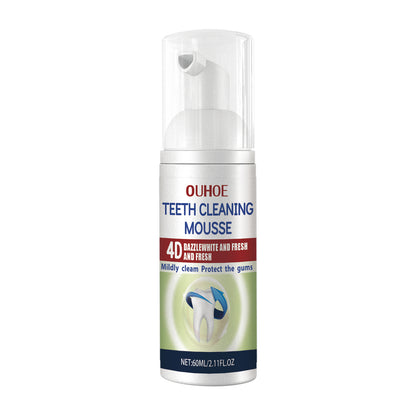 Tooth Cleaning Mousse, Mouth Clean Fresh Bright White Anti-decay Foam Toothpaste